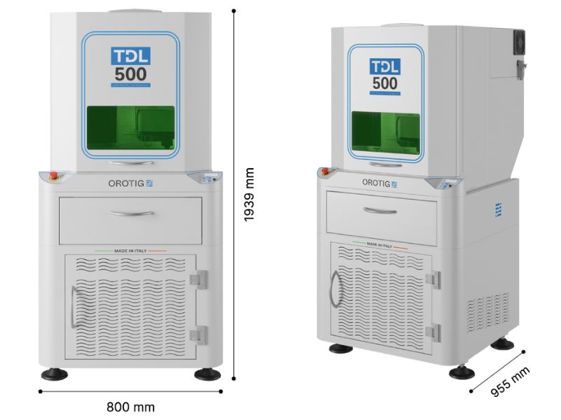 מכונת חיתוך, חריטה וסימון בלייזר Orotig - TDL 500